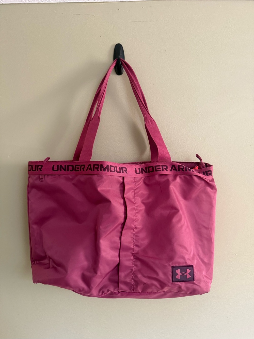 Under Armour Bright Pink Logo Tote